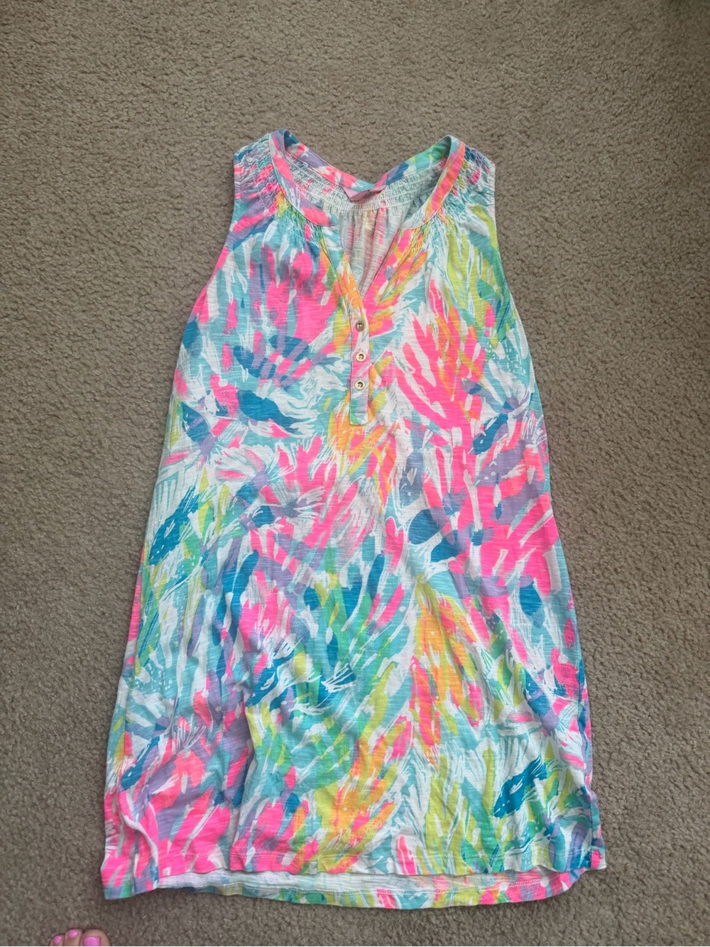 lilly pulitzer sparkling sands dress size small